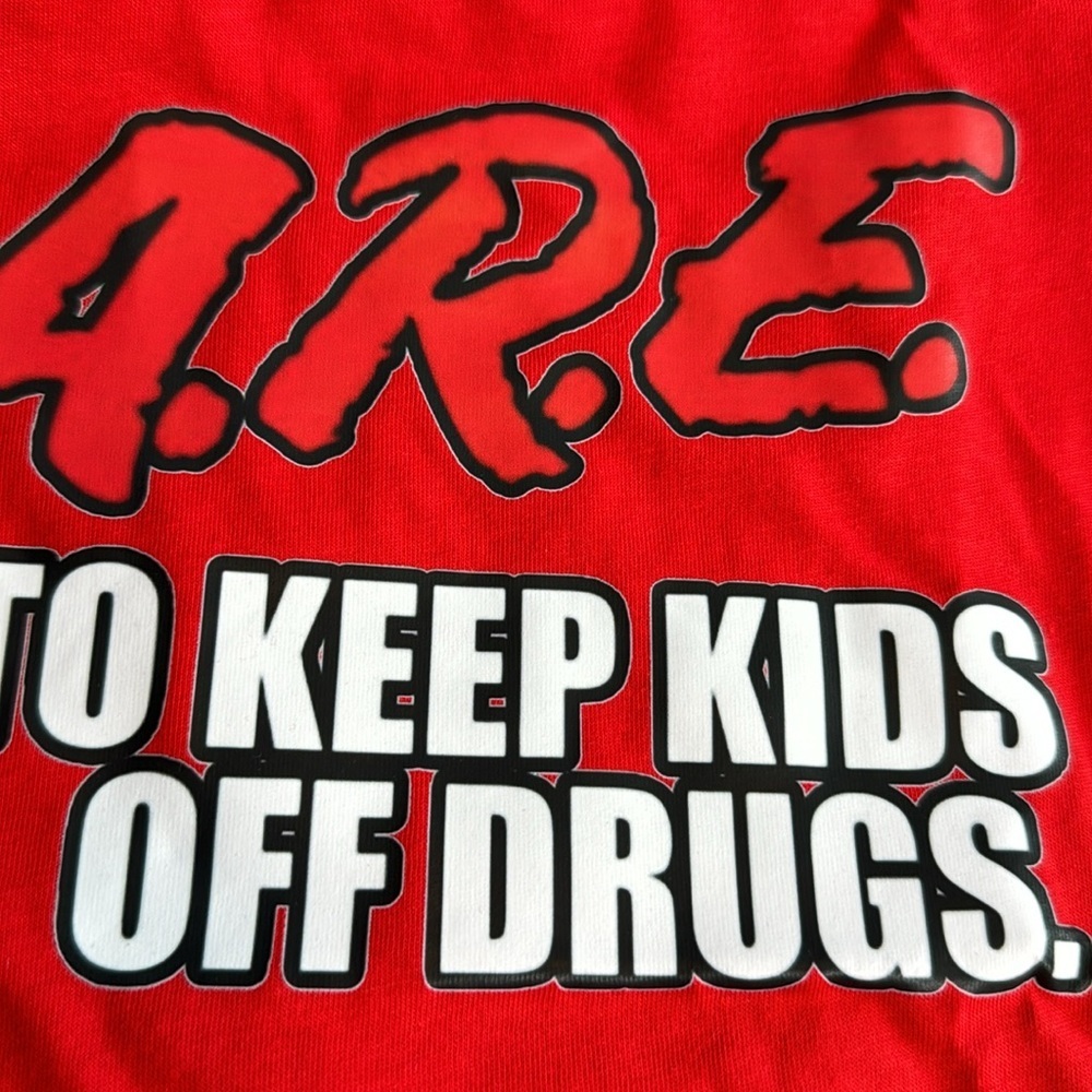 2 NEW Red Ribbon Week D.A.R.E. red Kids Small Tee’s Custom - Picture 9 of 9